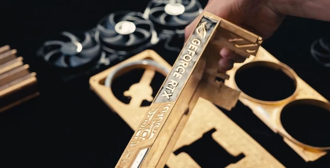 Asus ROG Astral RTX 5090 Edisi Emas bernilai tinggi